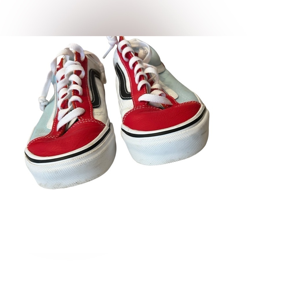 Vans SE Bikes x Style 36 'Big Ripper W Sz 10/M Sz 8.5 Vans Red and Light Blue - Picture 7 of 10